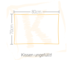 Kissen Premium 70 x 80 cm