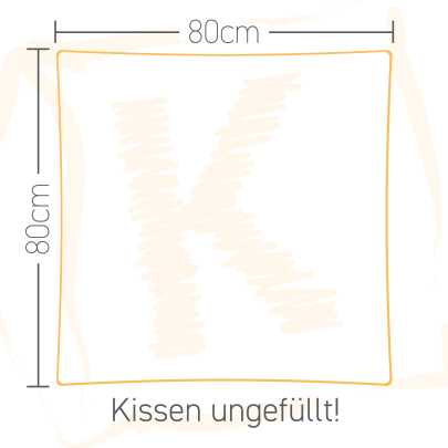 Kissen Premium 80 x 80 cm