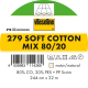 Freudenberg Vlieseline 279 Soft-Cotton Mix 80/20 Breite 244 cm | Laufmeter | Natur