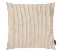MAGMA Flauschcord Kissenbezug SHARA 45 x 45 cm beige