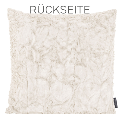 MAGMA Kissen WINTER MIX Kissen Fluffy 40 x 40 cm Believe