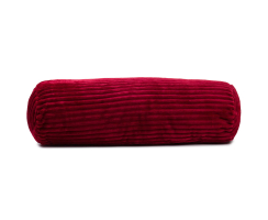 Gözze Cord Kissenrolle Nackenrolle 70 x 22 cm karminrot