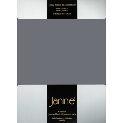 JANINE Spannbetttuch Elastic-Jersey 5002 - bügelfrei & elastisch