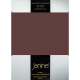 JANINE Spannbetttuch Elastic-Jersey 5002 - bügelfrei & elastisch 150 × 200 cm dunkelbraun