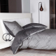 JANINE JD Mako Satin 87053 Bettwäsche jade waldgrün 240 x 220 cm / 2x 80 x 80 cm