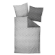 JANINE JD Mako Satin 87053 Bettwäsche jade waldgrün 240 x 220 cm / 2x 80 x 80 cm